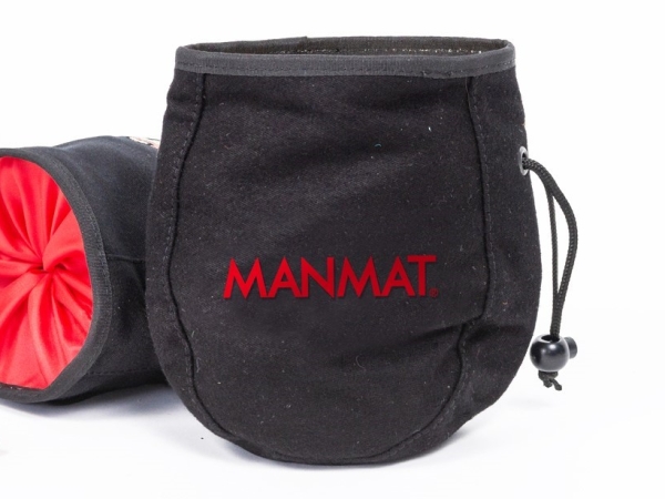 マンマット ドッグトリーツポーチ MANMAT（犬のおやつ入れ/バッグ）|ロゴ｜犬グッズ通販HAU（ハウ）